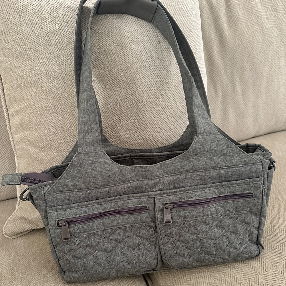 Lug Quilted Bag with Add on Crossbody Strap